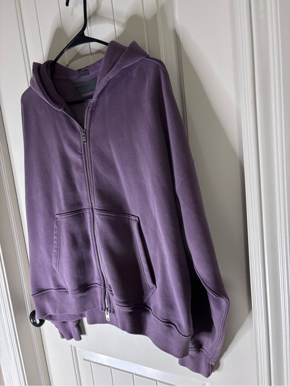 Abercrombie & Fitch Purple Full-Zip Hoodie - Picture 2 of 5